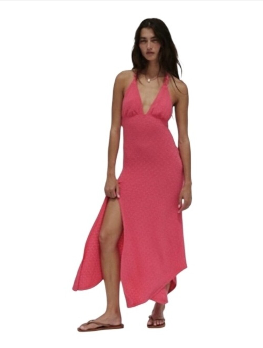 Free People ($125) Amelie Midi Dress NWT Size M
